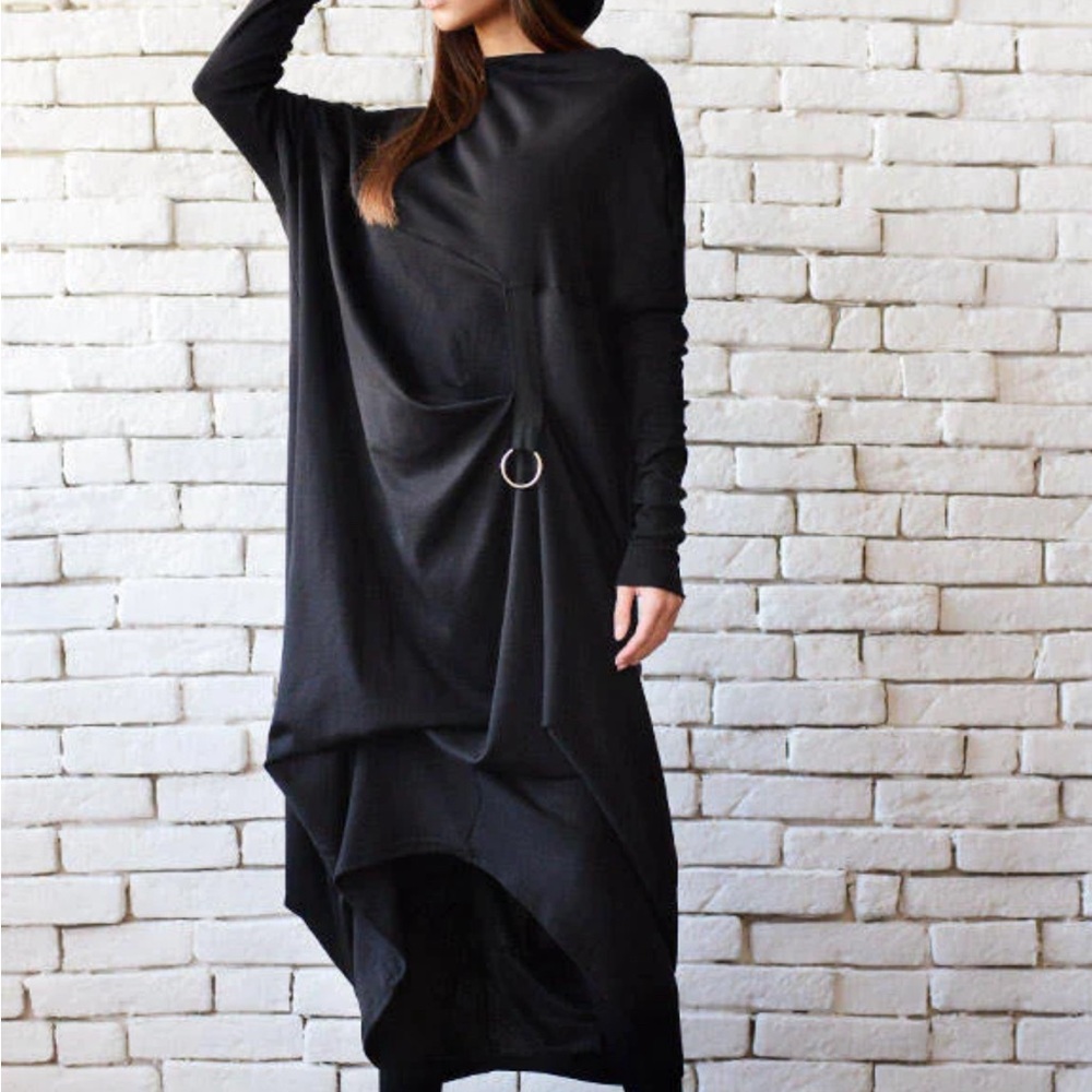 Metamorphoza Black Maxi Dress